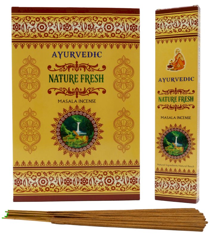Encens Ayurvedic Nature Fraîche 12x15g