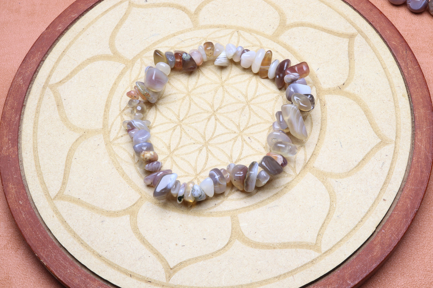 Bracelet Agate Botswana Baroque