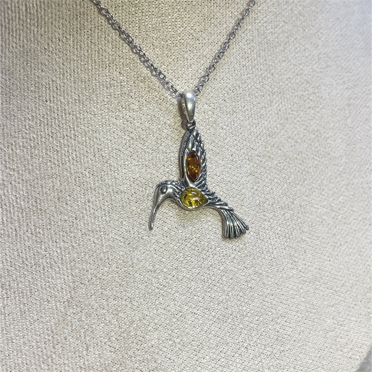 Pendentif Argent 925 Colibri