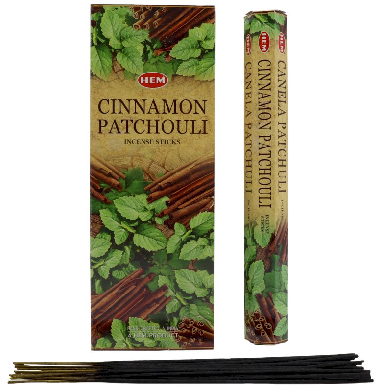 Encens HEM Patchouli Cannelle 6x20g