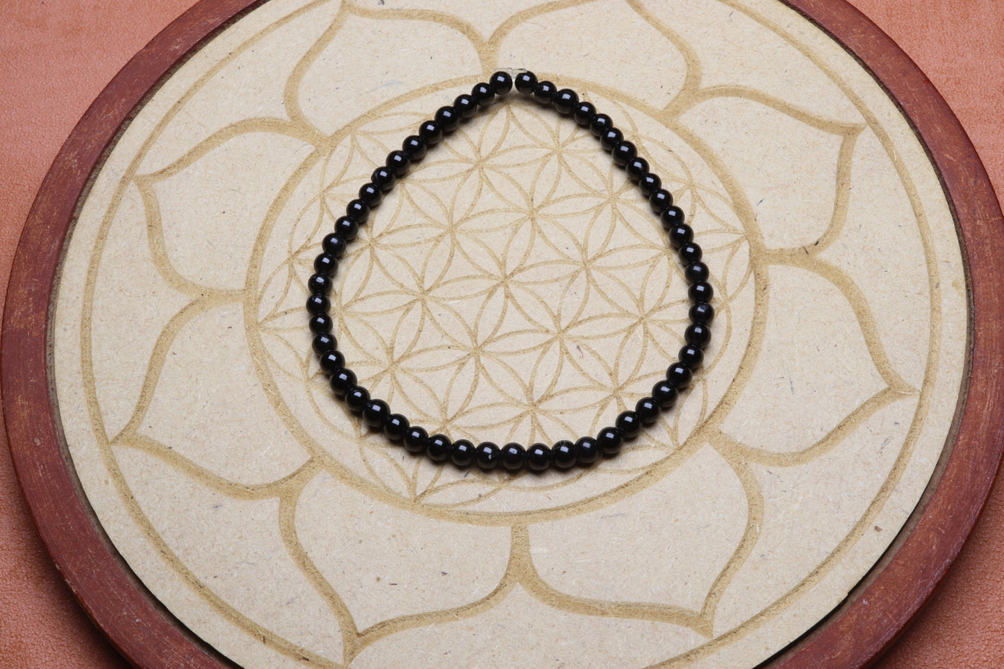 Bracelet Tourmaline Noire - Protection et Équilibre 4mm