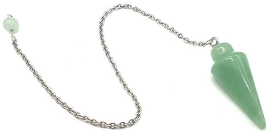 Pendule Goutte Aventurine 3 cm — Verte