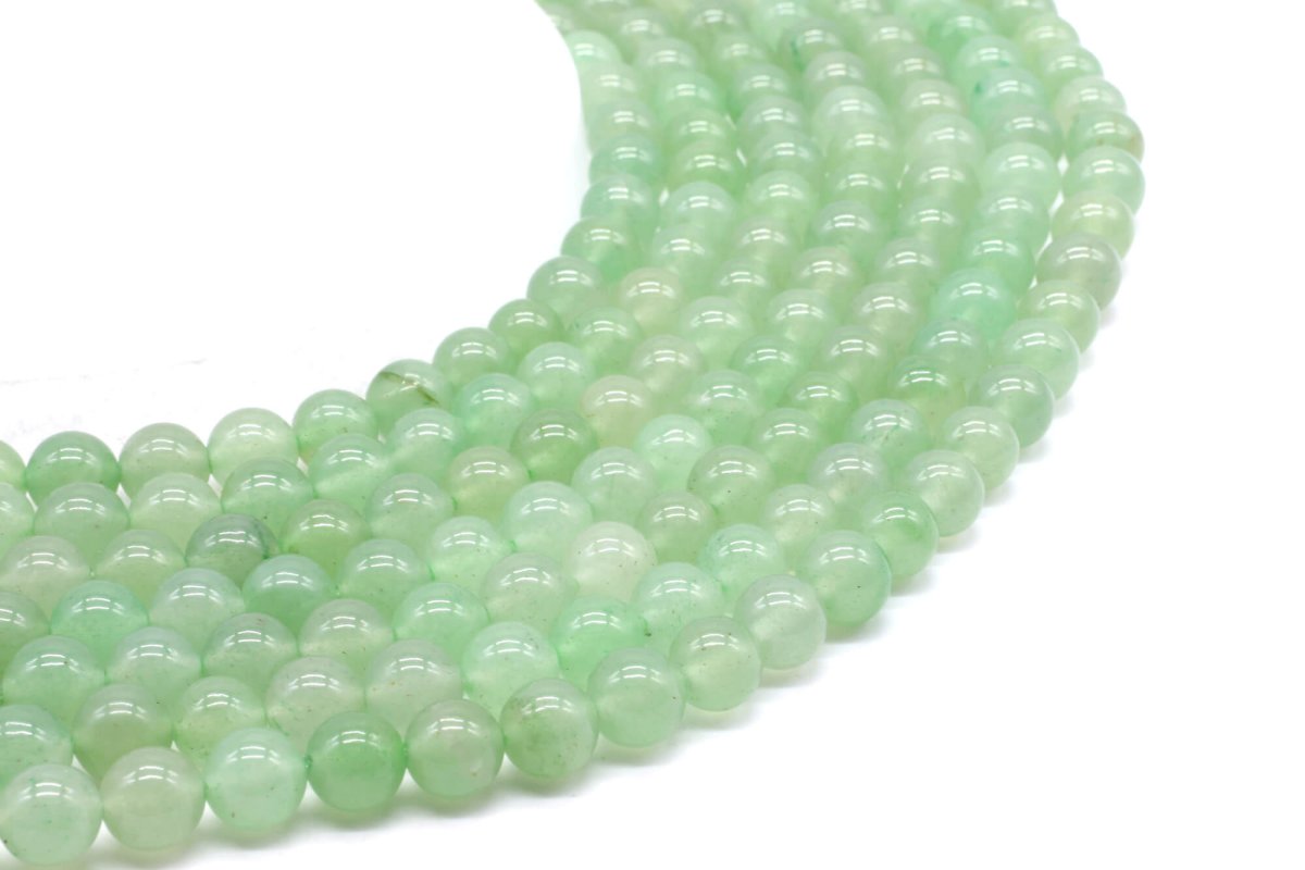 Perles Aventurine Verte sur fil