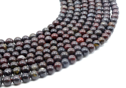 Perles Jaspe Arc-en-Ciel sur fil