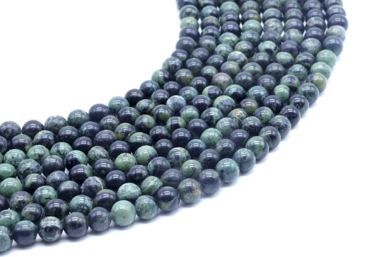 Perles Jaspe Kambaba sur fil