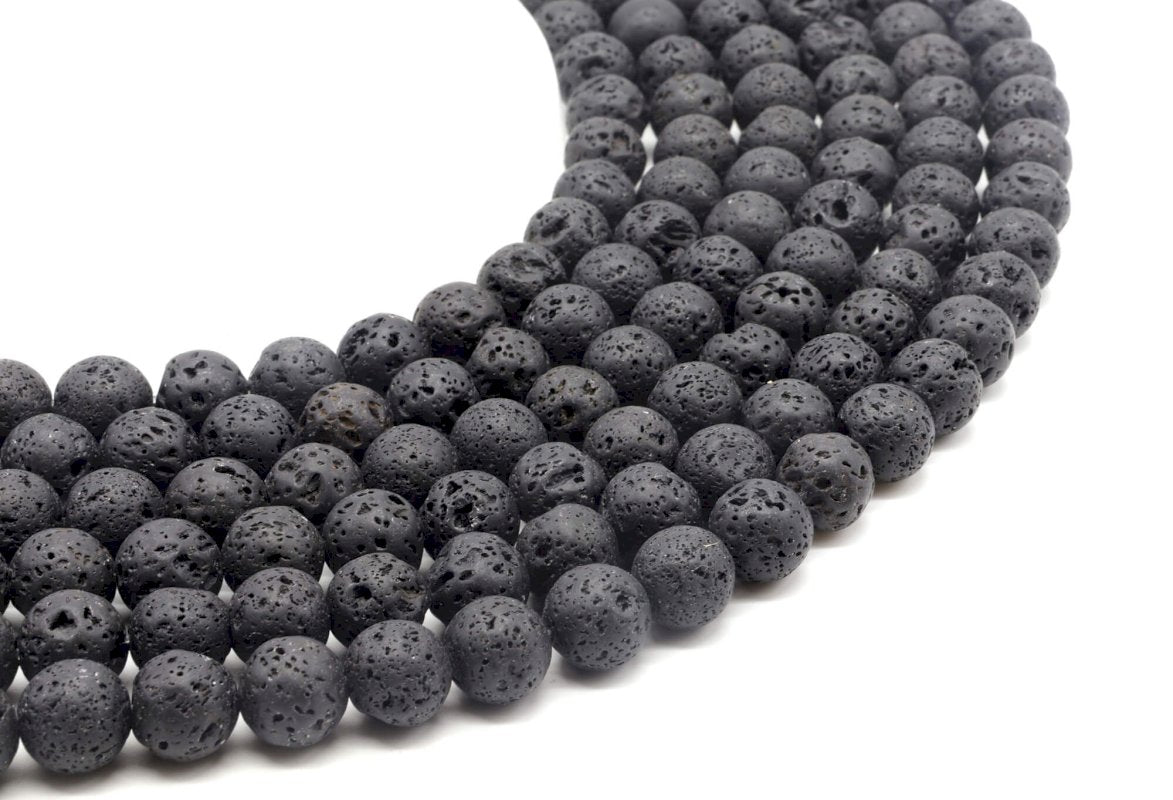 Perles de Lave sur fil