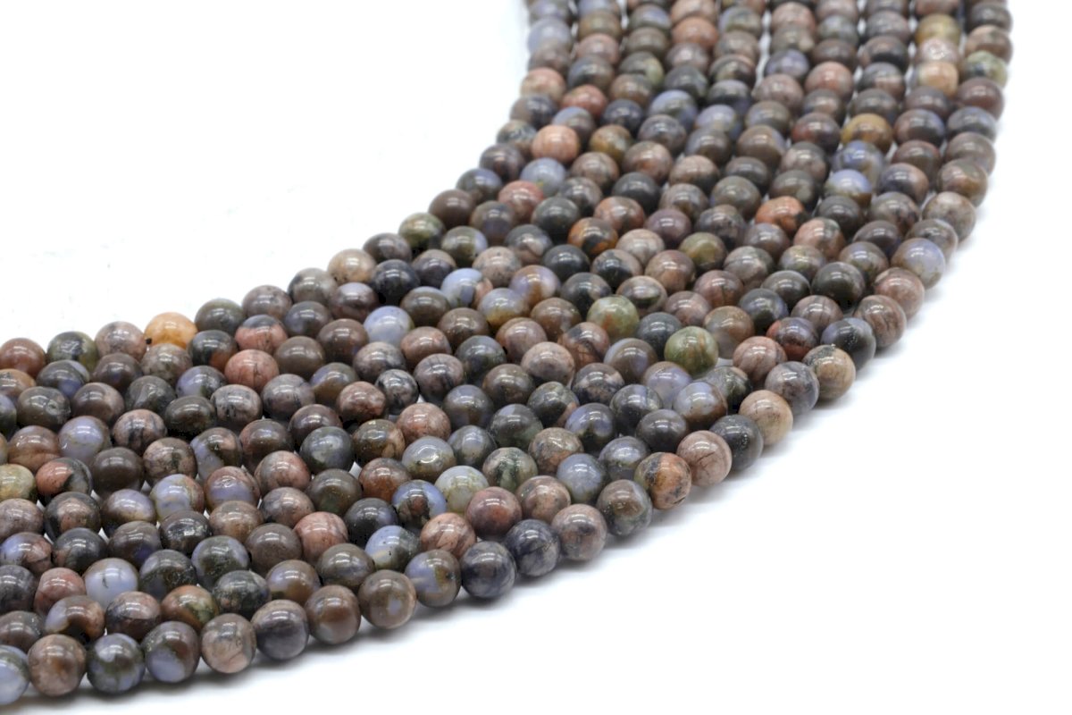 Perles Liberite sur fil