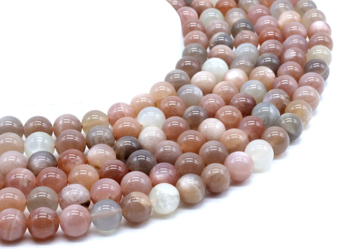 Perles de Lune Multi sur fil