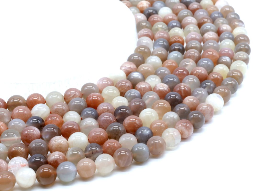 Perles de Lune Multi sur fil