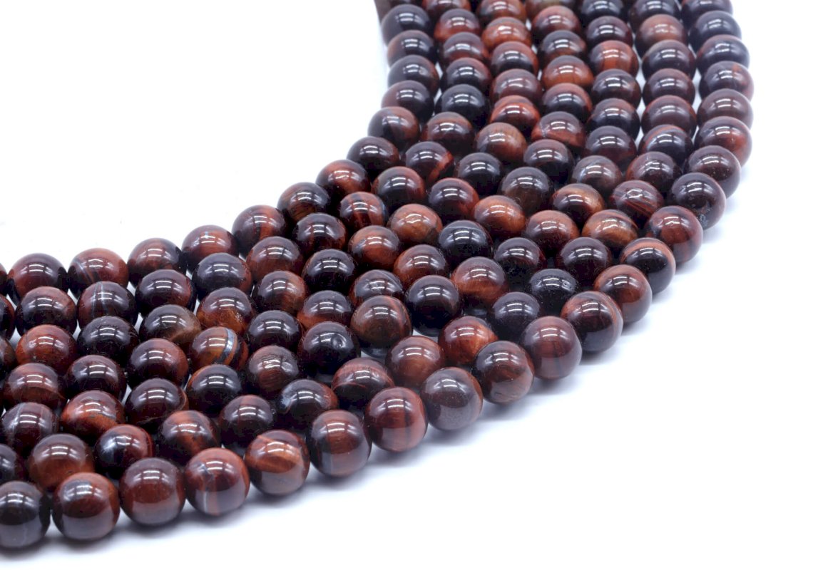 Perles Oeil de Taureau sur fil