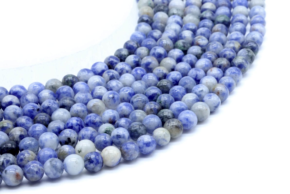 Perles Sodalite sur fil