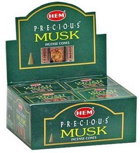 Encens HEM Cônes Precious Musk