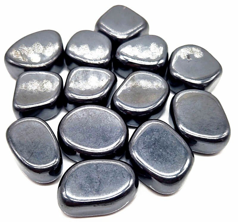 Hematite 'AB' roulées 200g