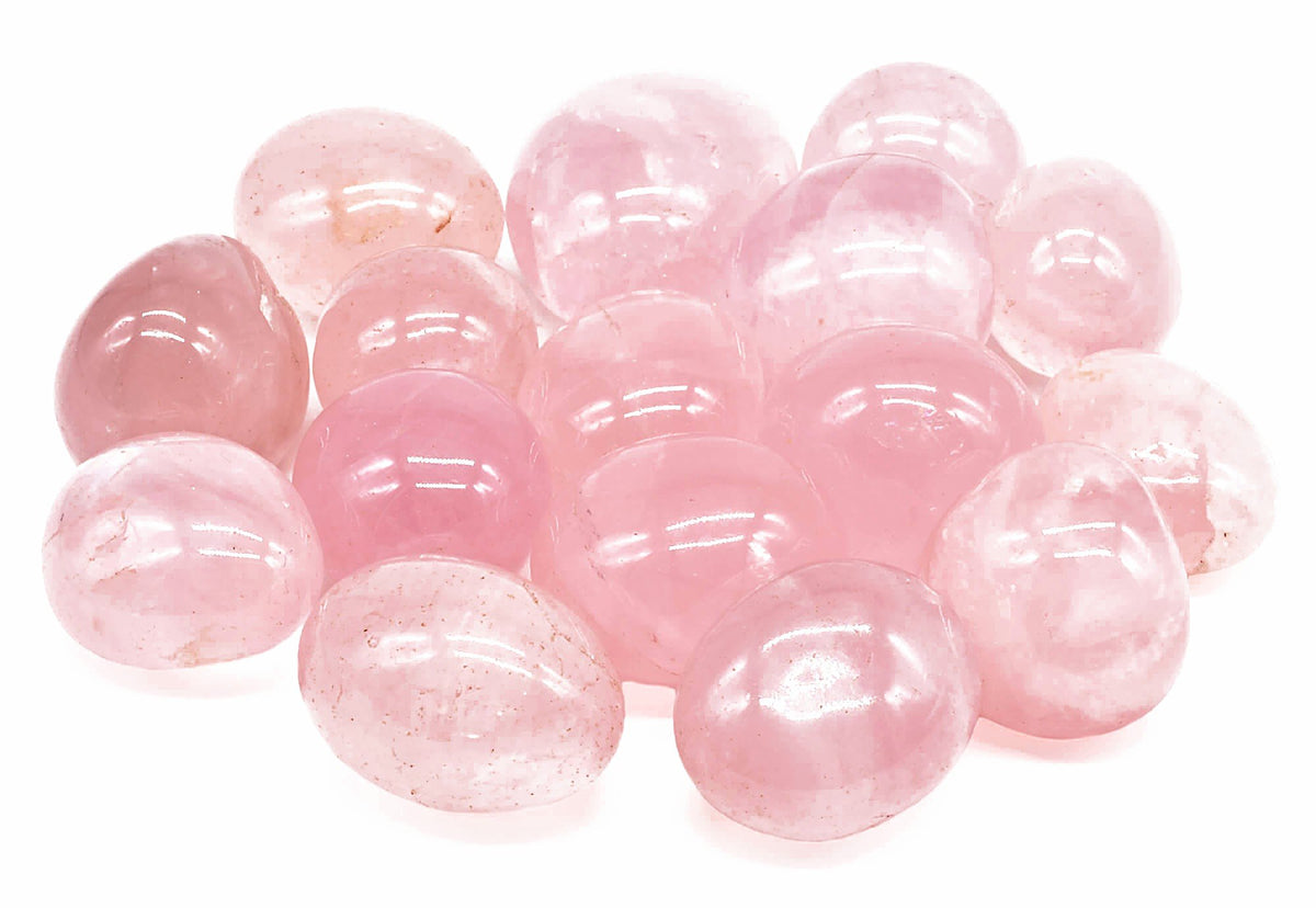 Quartz Rose 'AA' roulées 200g