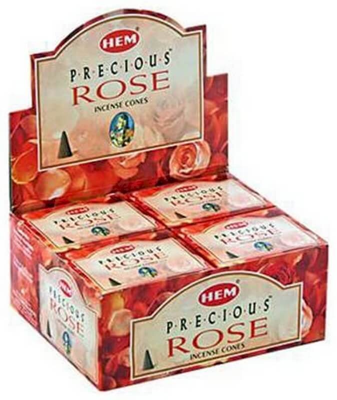 Encens HEM Cônes Precious Rose