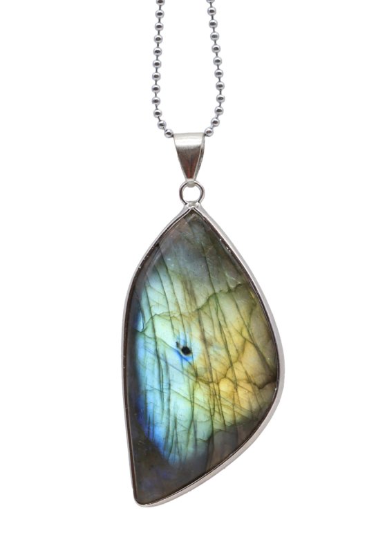 Pendentif Labradorite Forme Libre 4cm