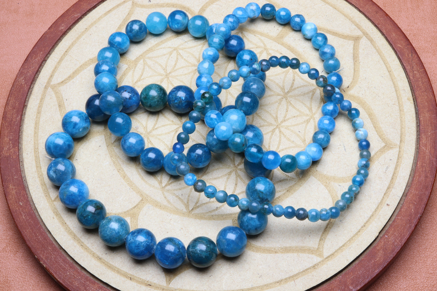 Bracelet Apatite bleu
