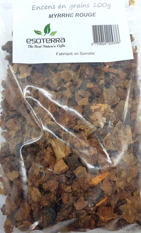 Résine Myrrhe Rouge 100g