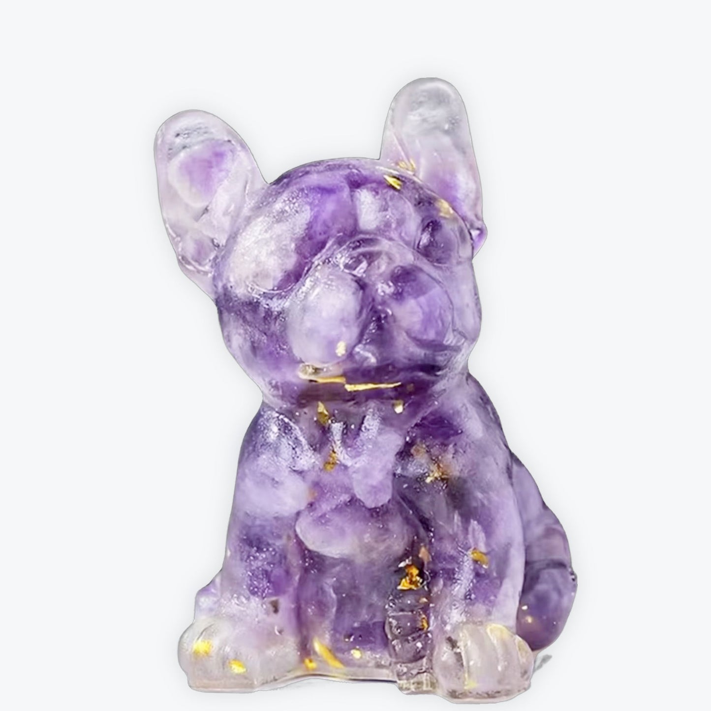 Figurine en résine Bulldog | 5,5cm - Amethyste