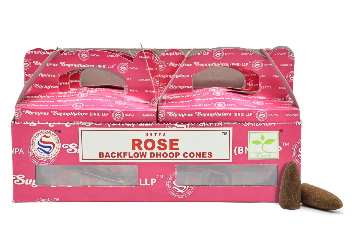 Backflow Cônes Satya Rose 6pcs
