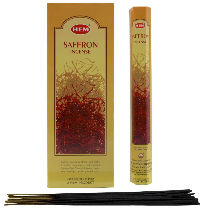 Encens HEM Safran 6x20g