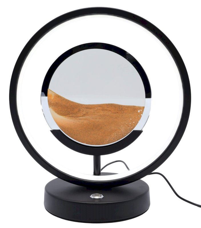 Lampe Sable Tour Design 31cm - Orange