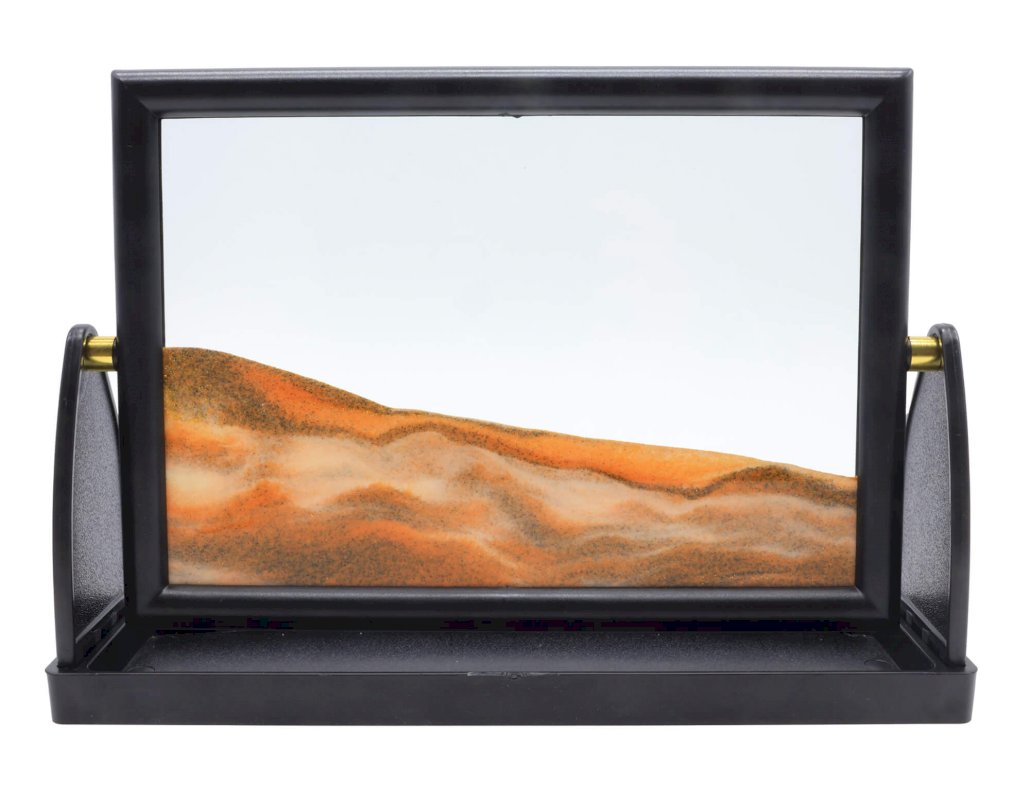 Tableau Sable Mouvant Réversible - Orange