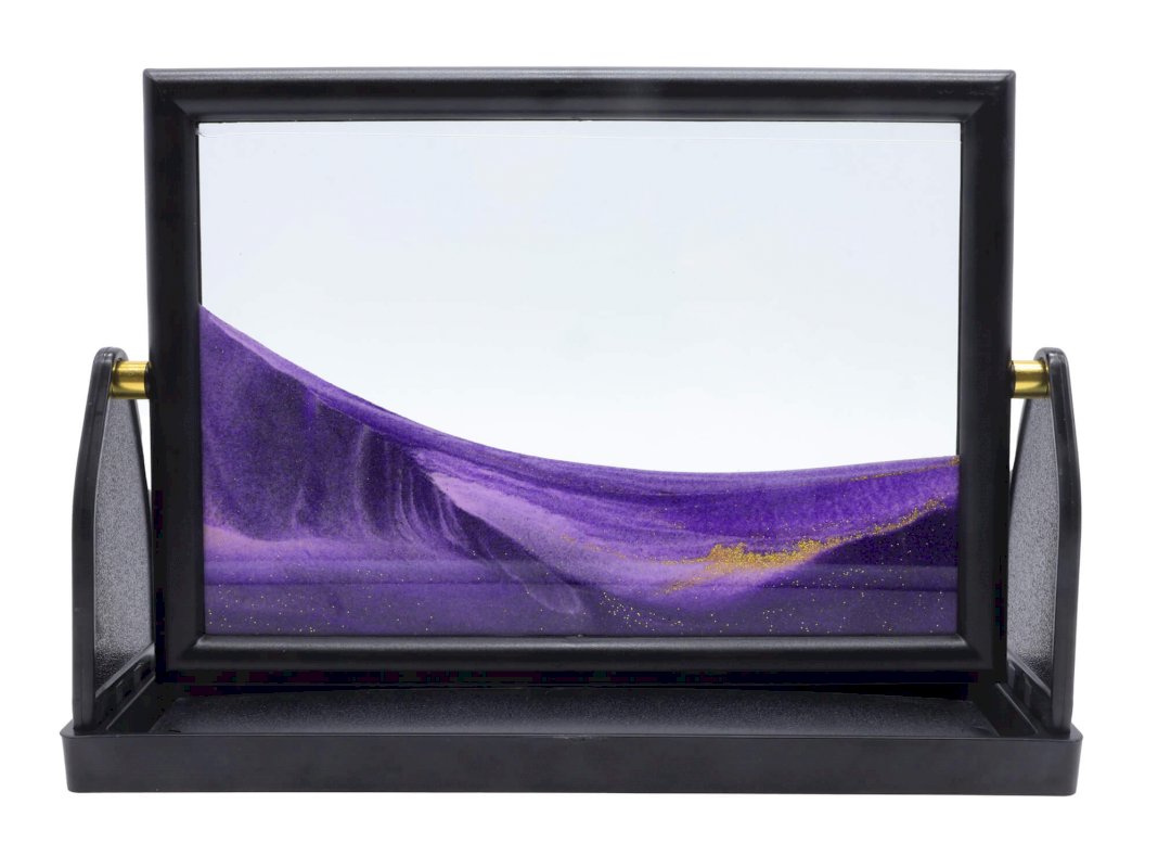Tableau Sable Mouvant Réversible - Violet