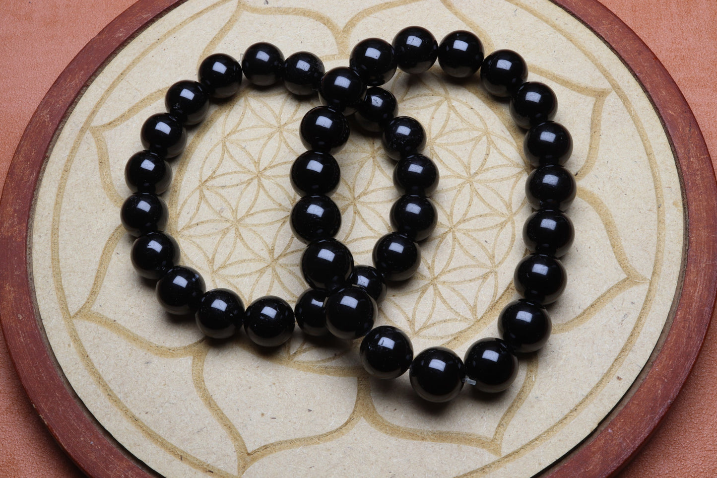 Bracelet Tourmaline Noire porté