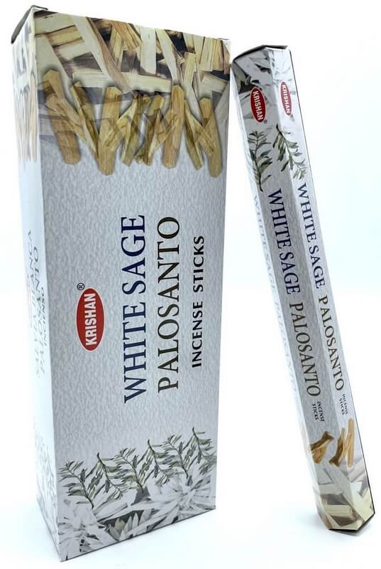 Encens Krishan Sauge Blanche & Palo Santo 20g