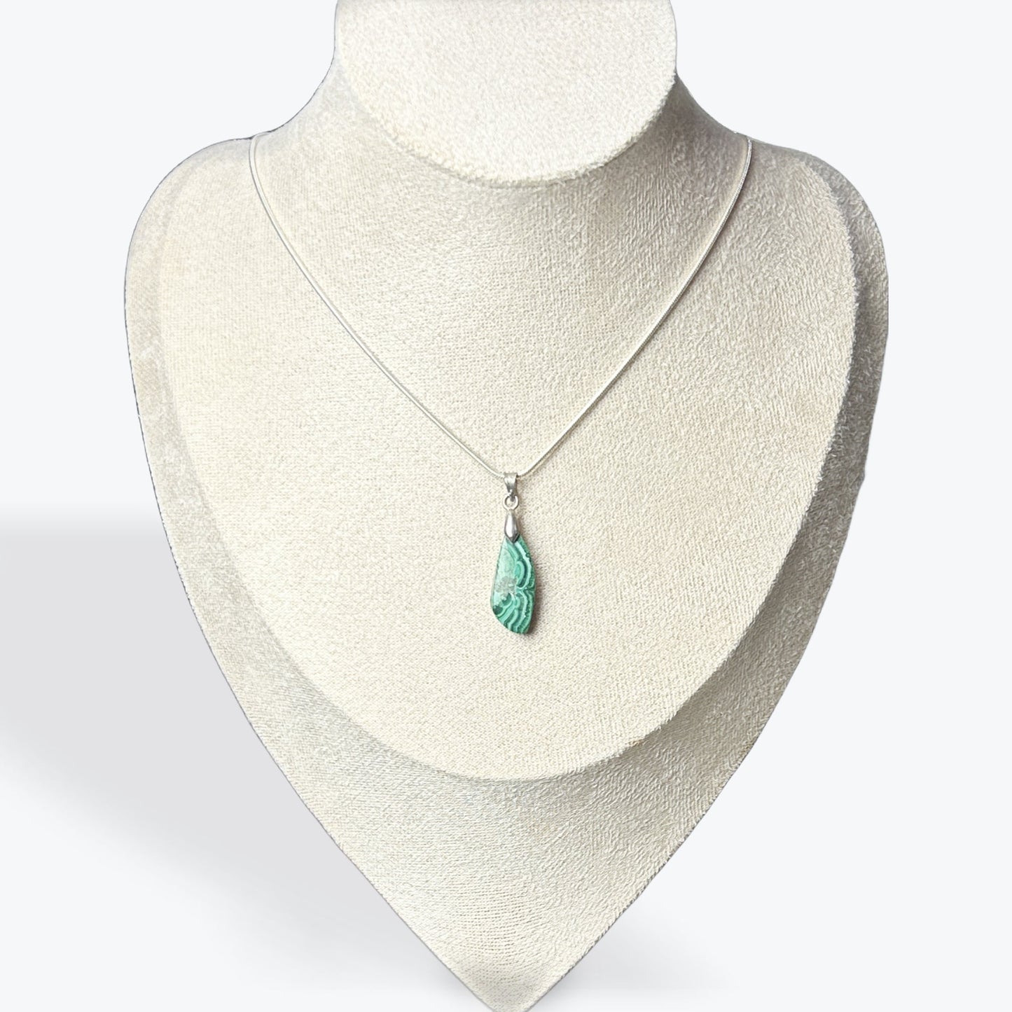 Pendentif Malachite Cabochon - 4