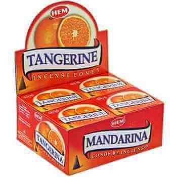 Encens HEM Cônes Mandarine