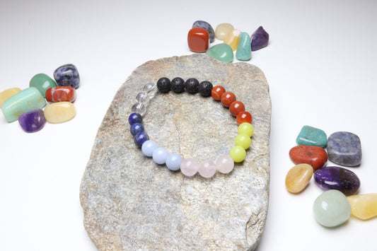 Bracelet 7 Chakras 8 mm