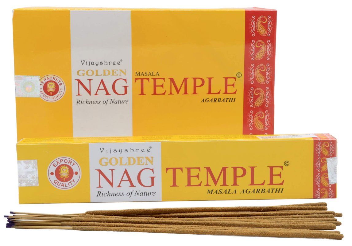 Encens Golden Nag Temple 12x15g