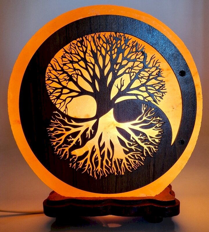 Lampe de Sel Arbre de Vie Yin-Yang 5KG