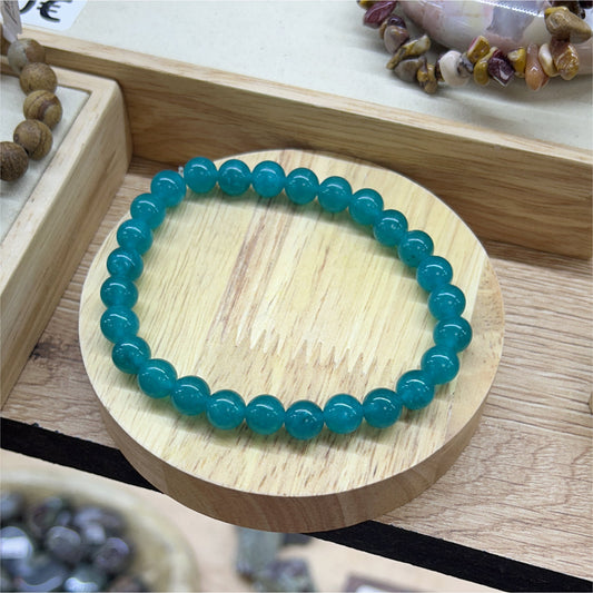 Bracelet Amazonite ice traité