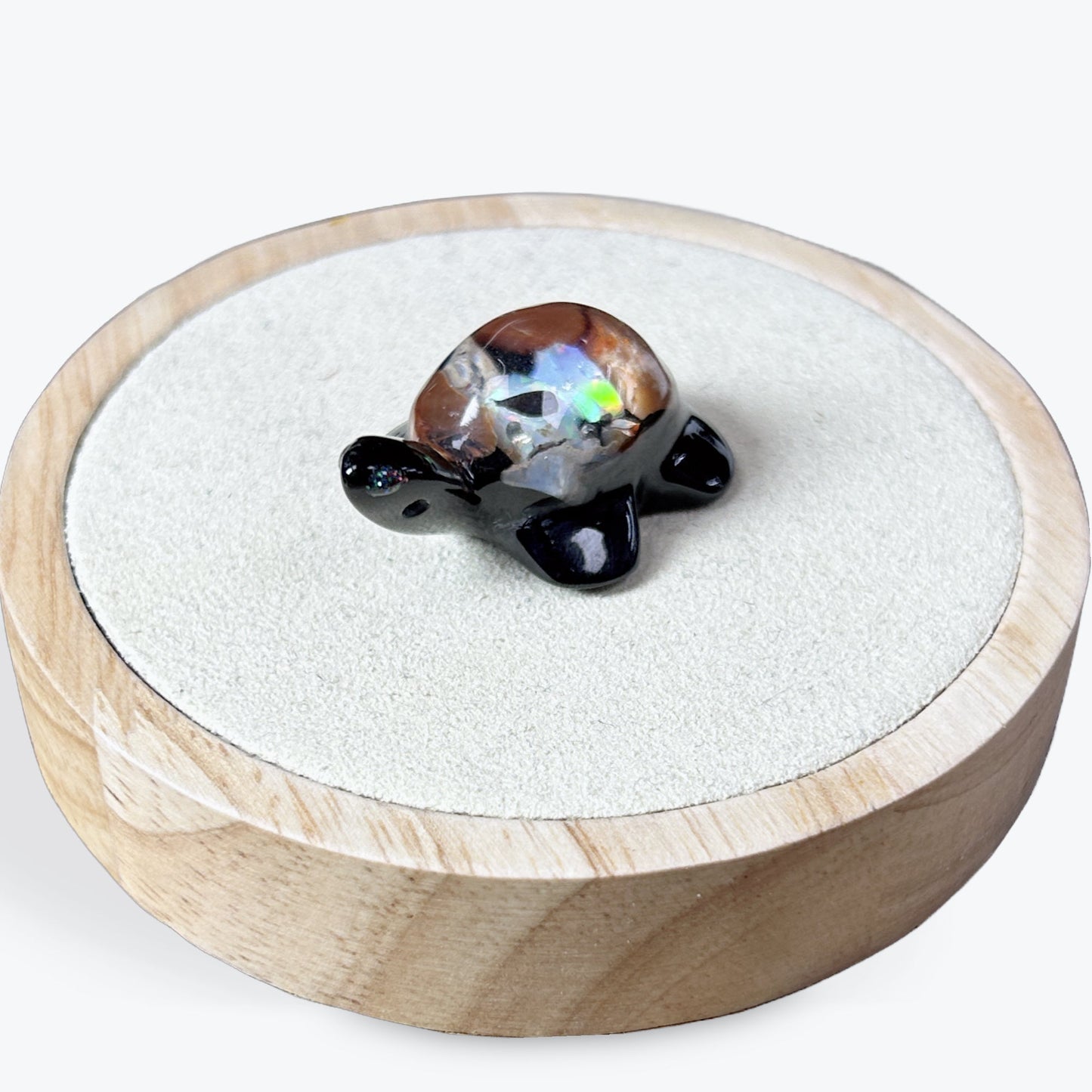 Tortue en Résine avec Opale - 4