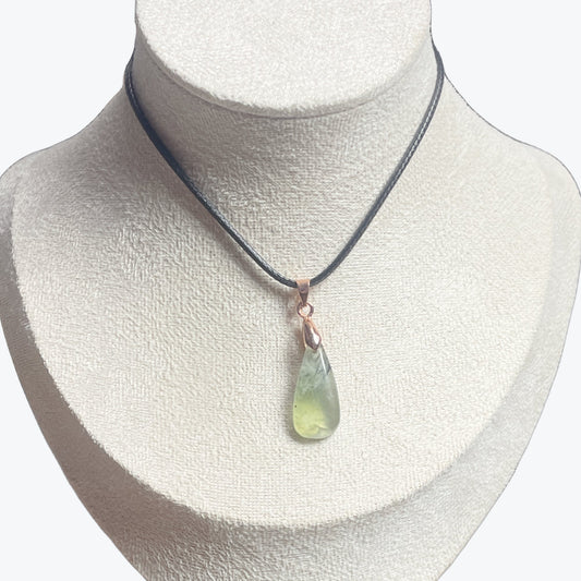 Pendentif Prehnite Goutte