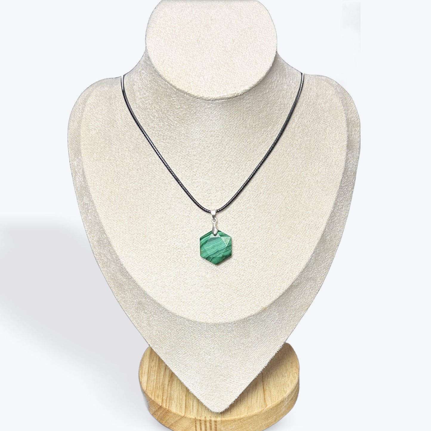 Pendentif Malachite Mercaba
