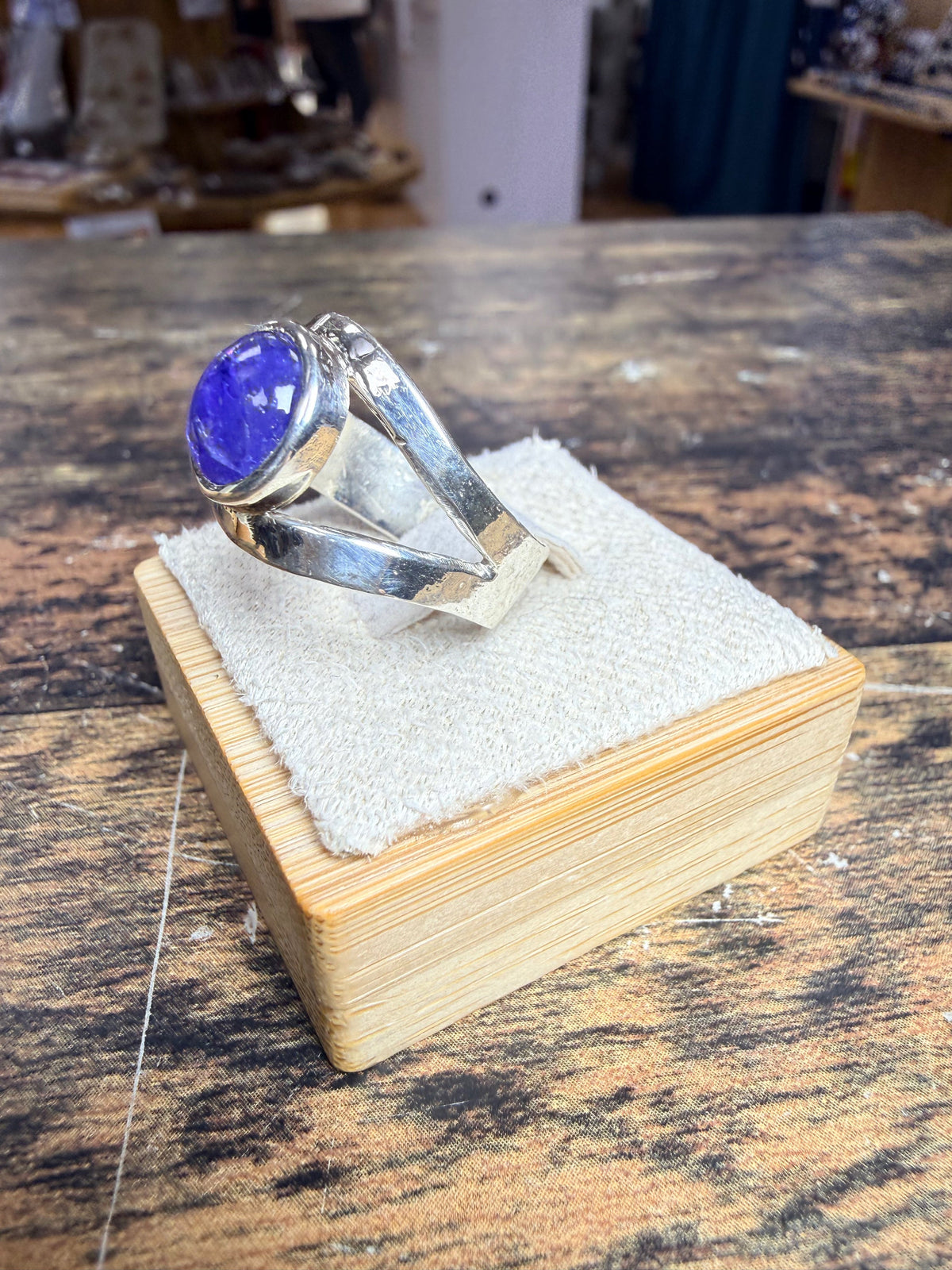 Bague Tanzanite ronde