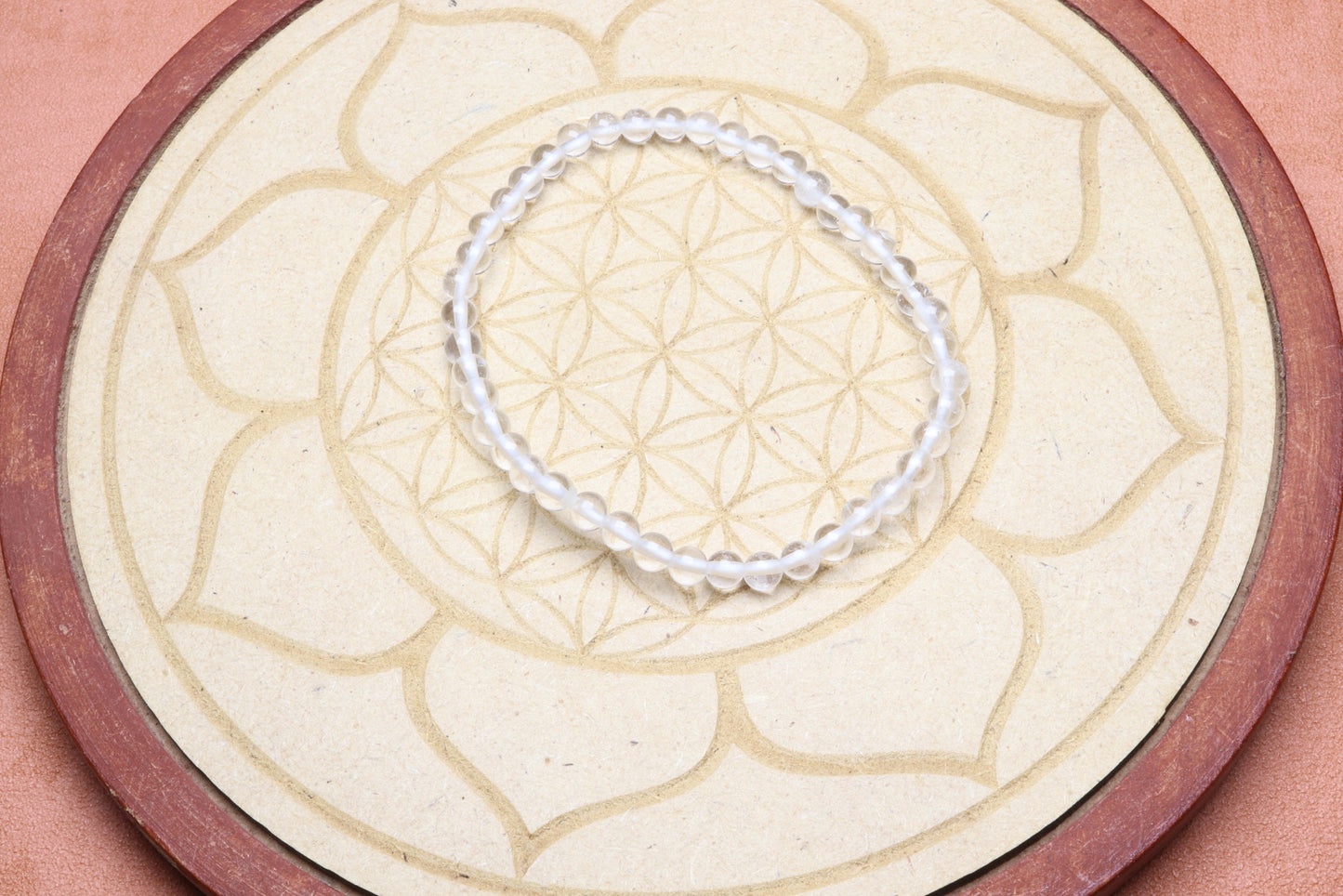 Bracelet en Cristal de Roche - Purification et Amplification 4mm