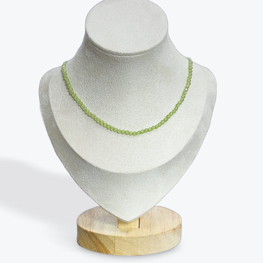 Collier Peridot facetté