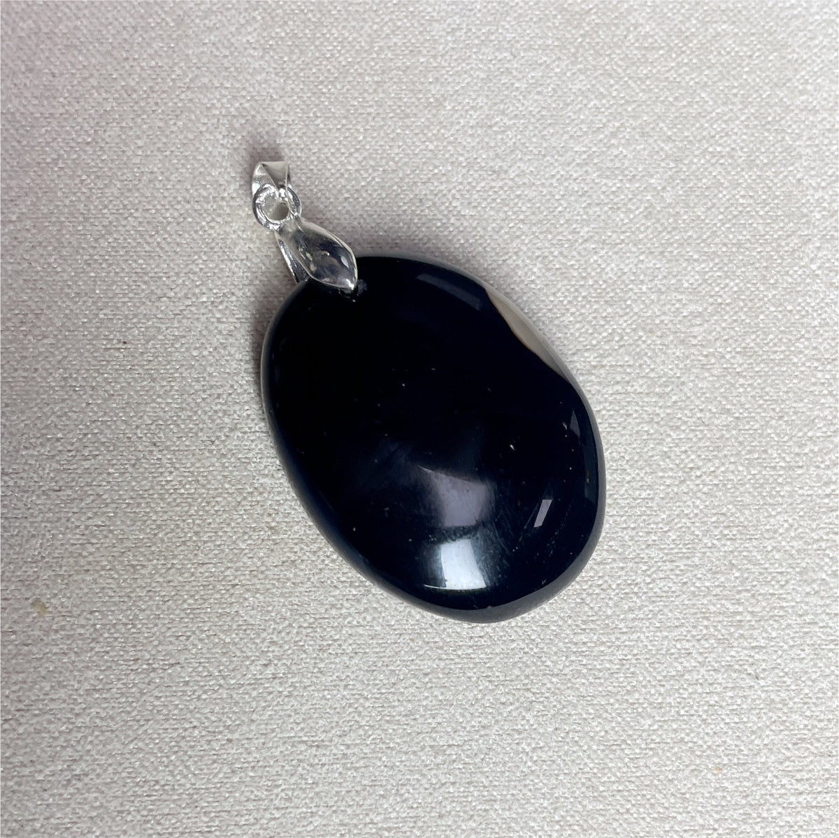 Pendentif Onyx Ovale — 2,9 x 2,2 cm