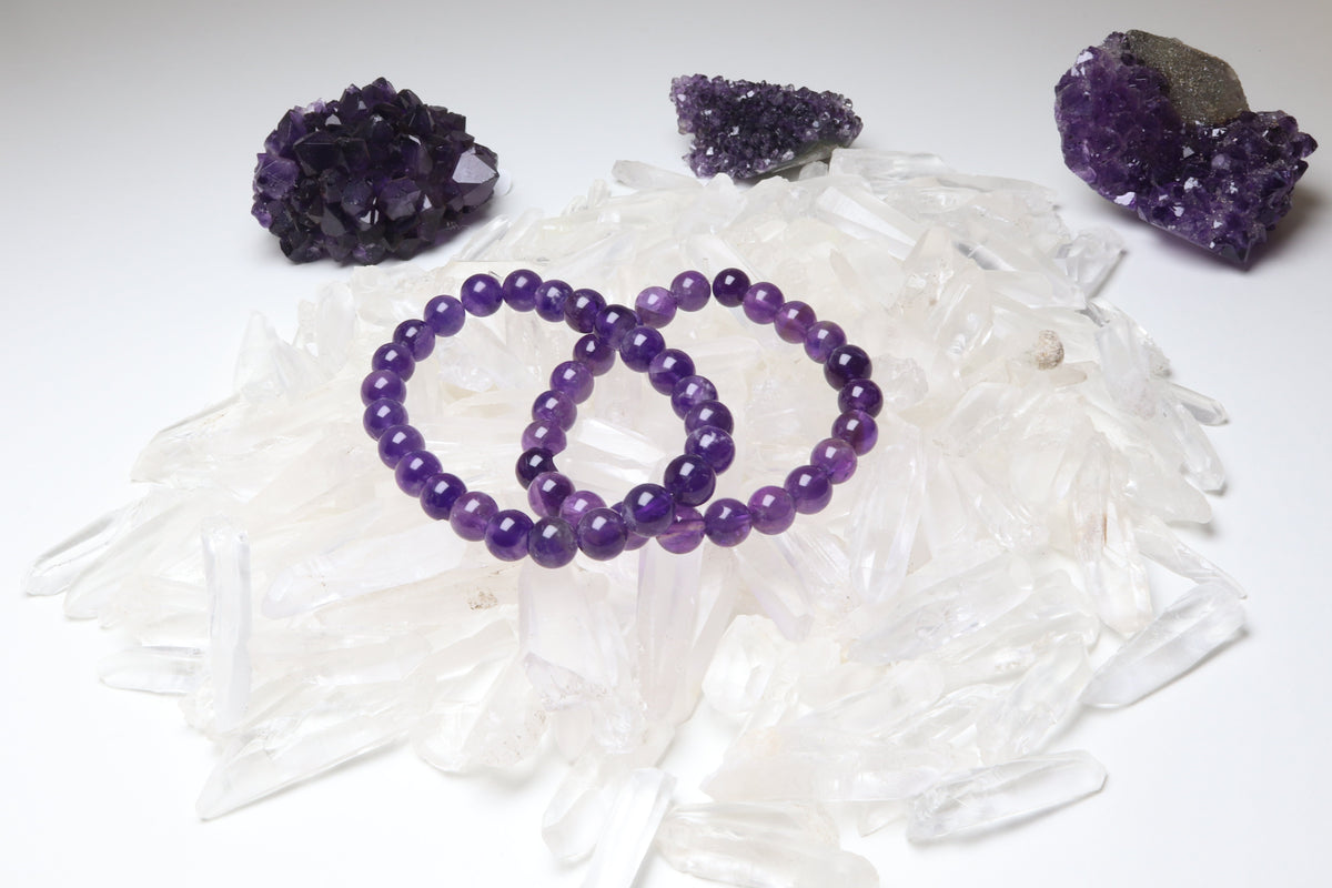 Bracelet Améthyste 6 mm