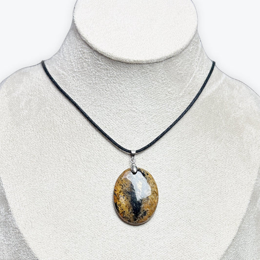Pendentif - Bois De Palmier Fossilisés - Indonésie