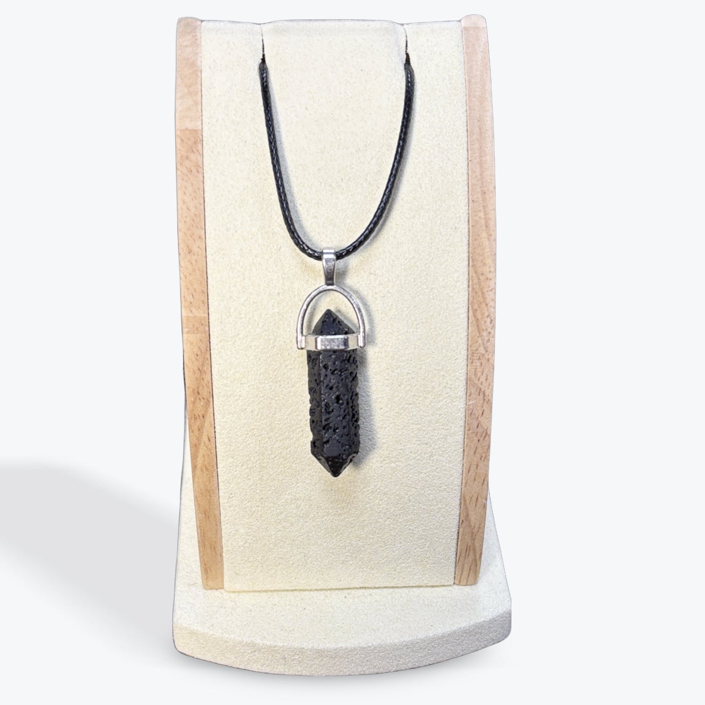 Pendentif Pierre De Lave Pointe