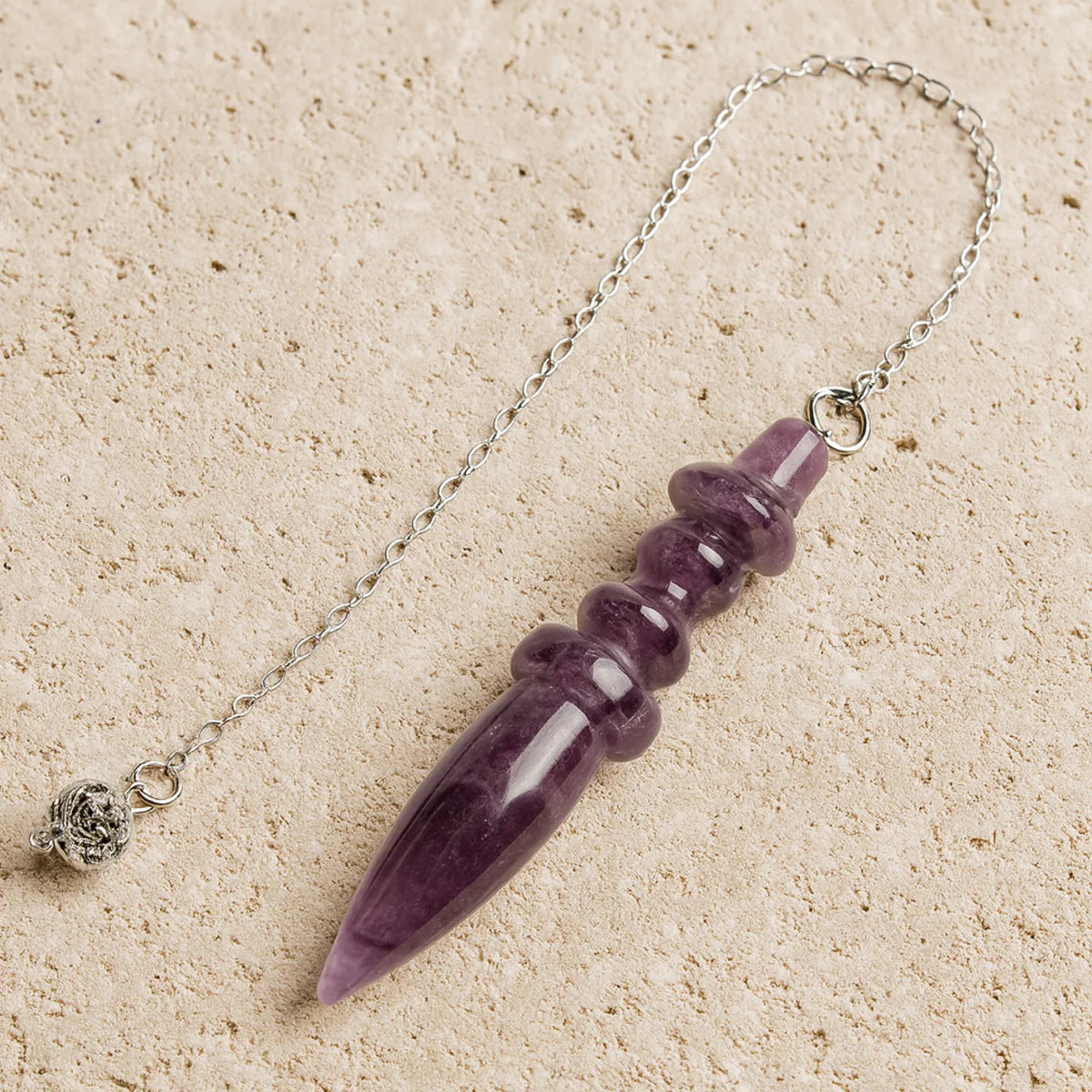 Pendule Radiesthésie en Pierre Naturelle - Tatum Cristal