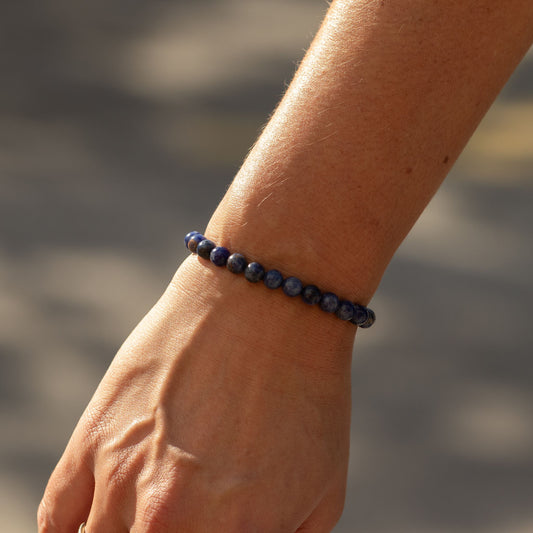 Bracelet Sodalite — Perles de 6 mm — 17 cm - photo 2
