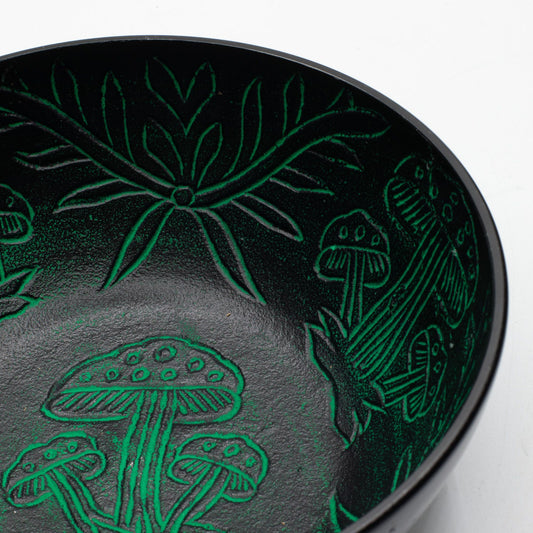 Bol Chantant en Aluminium — Champignons Magiques — Vert — 20 cm - photo 2