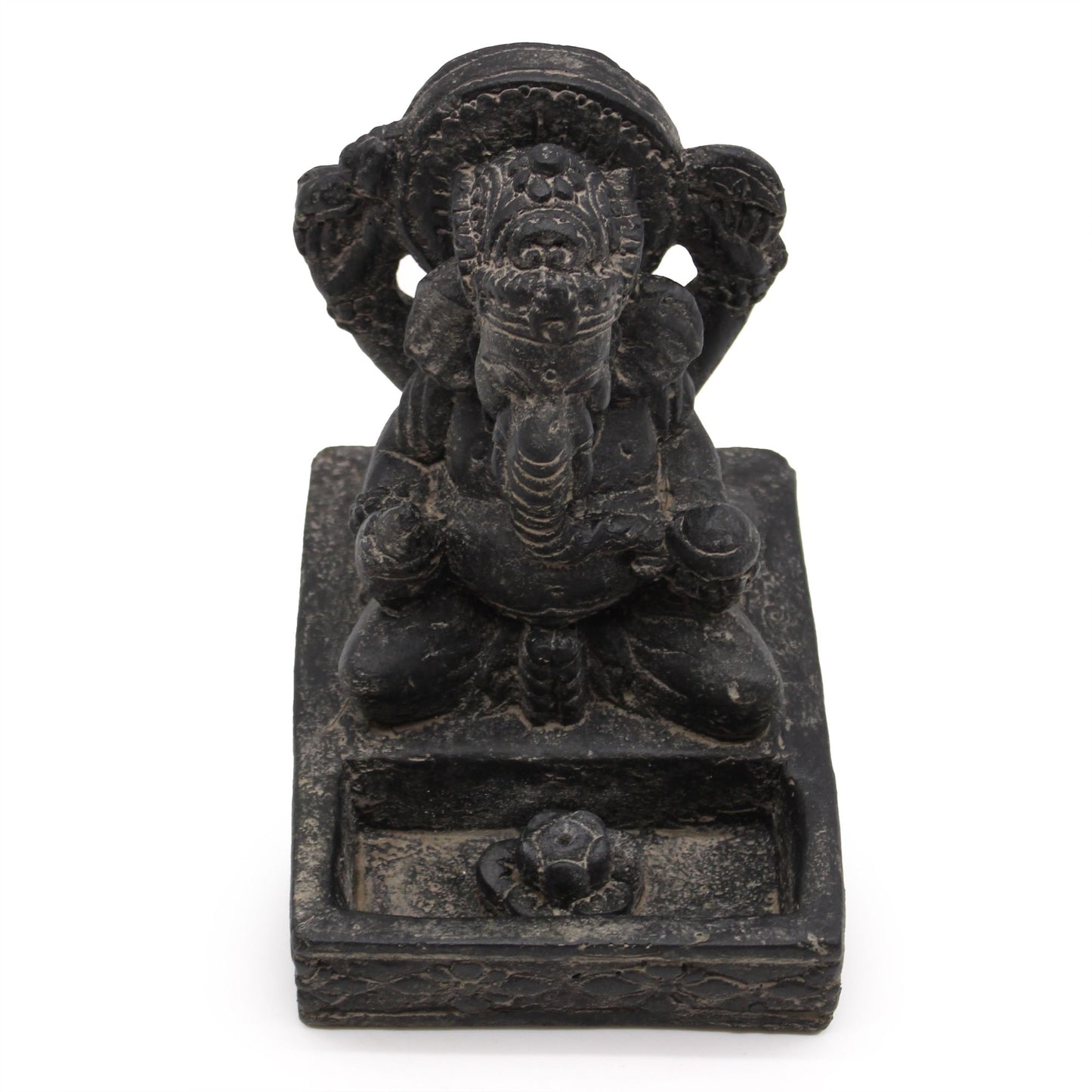Porte-Encens Ganesh Feng Shui - Finition Noire Antique – photo 4